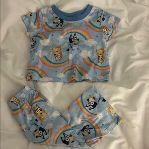Bluey Kids Pajama Set - Blue